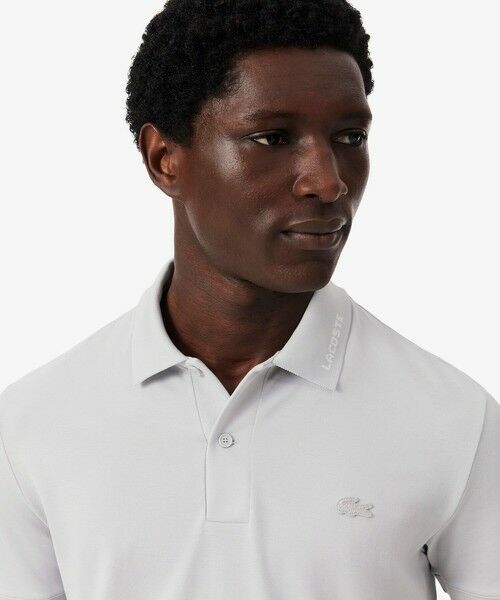 LACOSTE / ラコステ ポロシャツ | ネームジャカードカラーポロシャツ | 詳細7
