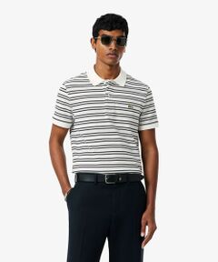 LACOSTE / ラコステ ポロシャツ | マルチボーダー鹿の子地ポロシャツ