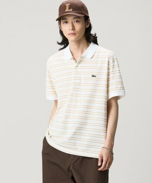 マルチボーダー鹿の子地ポロシャツ （ポロシャツ）｜LACOSTE