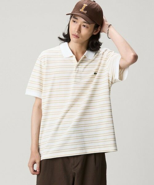 LACOSTE / ラコステ ポロシャツ | マルチボーダー鹿の子地ポロシャツ | 詳細2