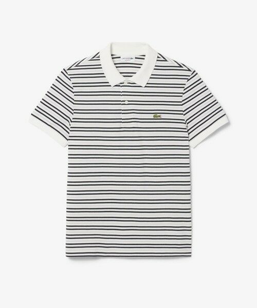 LACOSTE / ラコステ ポロシャツ | マルチボーダー鹿の子地ポロシャツ | 詳細8