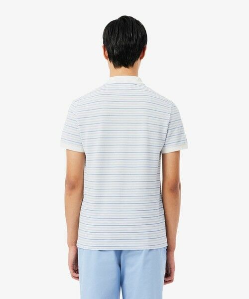 LACOSTE / ラコステ ポロシャツ | マルチボーダー鹿の子地ポロシャツ | 詳細14