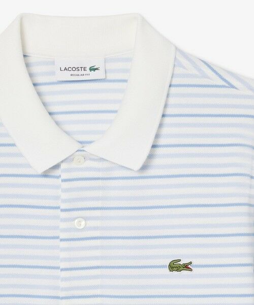 LACOSTE / ラコステ ポロシャツ | マルチボーダー鹿の子地ポロシャツ | 詳細16