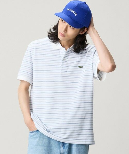 マルチボーダー鹿の子地ポロシャツ （ポロシャツ）｜LACOSTE