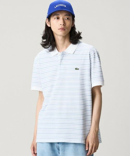LACOSTE / ラコステ ポロシャツ | マルチボーダー鹿の子地ポロシャツ | 詳細12