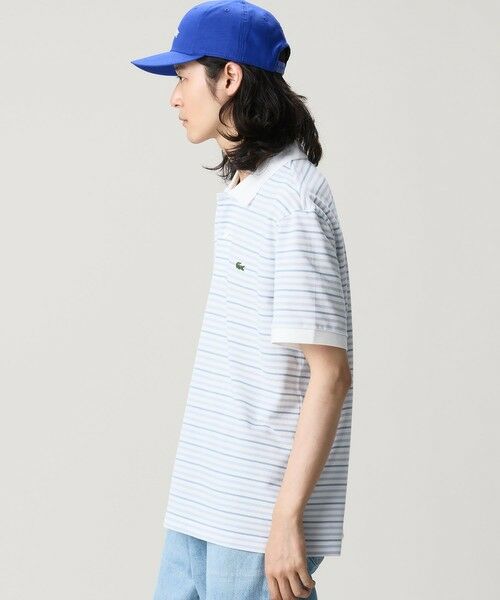LACOSTE / ラコステ ポロシャツ | マルチボーダー鹿の子地ポロシャツ | 詳細13