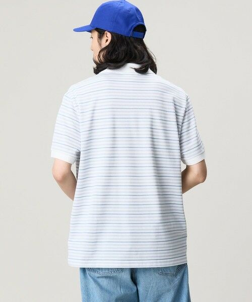 LACOSTE / ラコステ ポロシャツ | マルチボーダー鹿の子地ポロシャツ | 詳細14