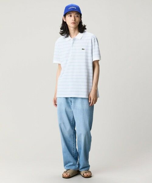 LACOSTE / ラコステ ポロシャツ | マルチボーダー鹿の子地ポロシャツ | 詳細15