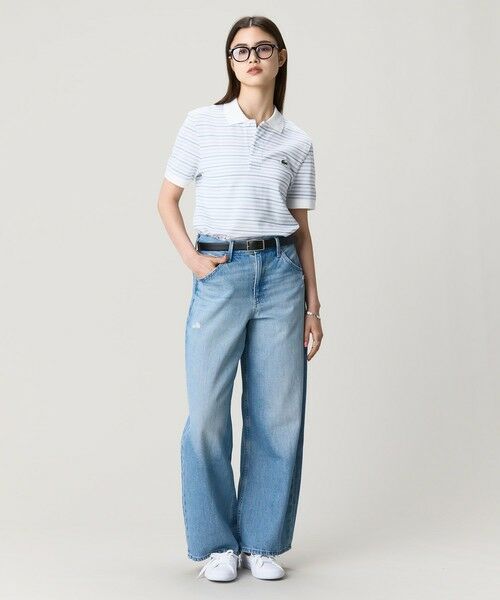 LACOSTE / ラコステ ポロシャツ | マルチボーダー鹿の子地ポロシャツ | 詳細17
