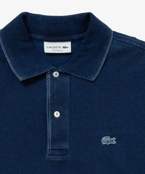 LACOSTE / ラコステ ポロシャツ | オーバーサイズ インディゴ ポロシャツ | 詳細5