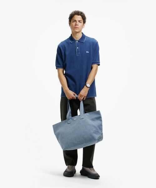 LACOSTE / ラコステ ポロシャツ | オーバーサイズ インディゴ ポロシャツ | 詳細10