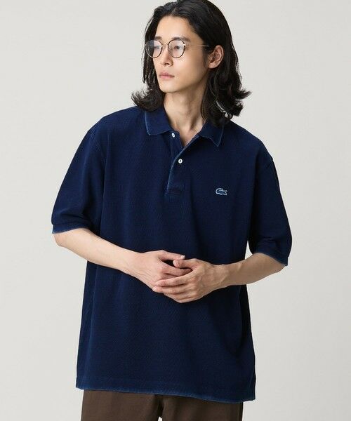 LACOSTE / ラコステ ポロシャツ | オーバーサイズ インディゴ ポロシャツ | 詳細11
