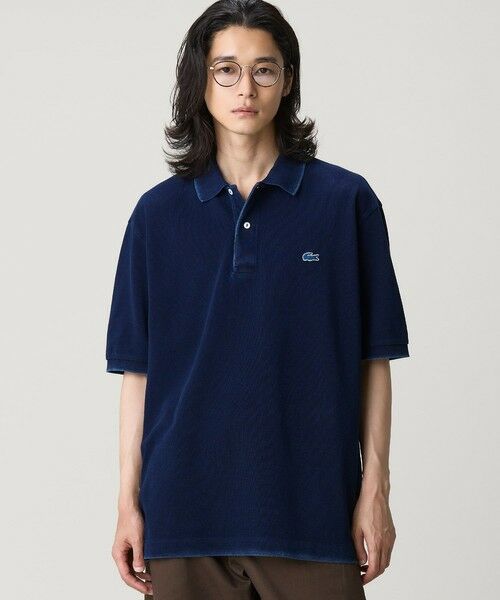 LACOSTE / ラコステ ポロシャツ | オーバーサイズ インディゴ ポロシャツ | 詳細12
