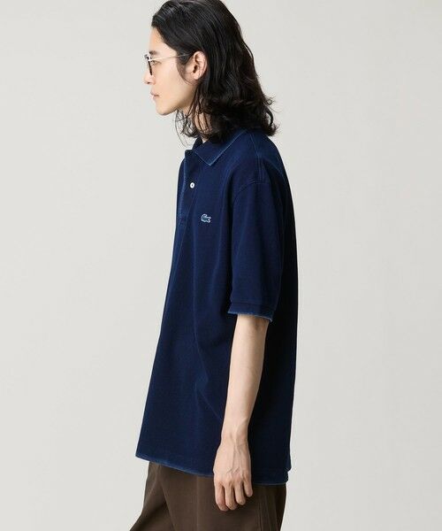 LACOSTE / ラコステ ポロシャツ | オーバーサイズ インディゴ ポロシャツ | 詳細13