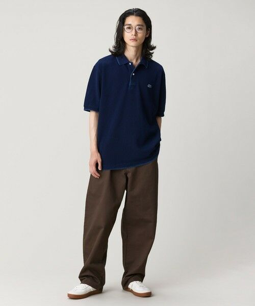 LACOSTE / ラコステ ポロシャツ | オーバーサイズ インディゴ ポロシャツ | 詳細15