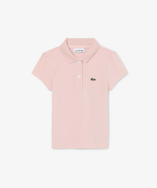 LACOSTE / ラコステ ポロシャツ | 鹿の子地キッズポロシャツ(ピンク)