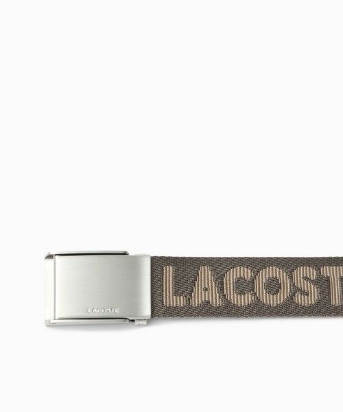 LACOSTE / ラコステ ベルト・サスペンダー | ネームジャカードスライドバックルベルト | 詳細4
