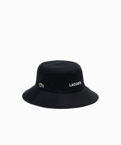 LACOSTE / ラコステ ハット | ブランドネームロゴ刺繍エッセンシャルバケットハット