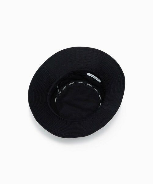 LACOSTE / ラコステ ハット | ブランドネームロゴ刺繍エッセンシャルバケットハット | 詳細8
