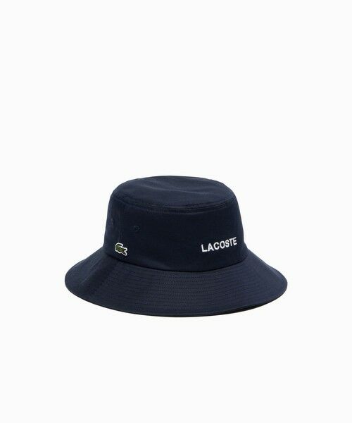 LACOSTE / ラコステ ハット | ブランドネームロゴ刺繍エッセンシャルバケットハット | 詳細9