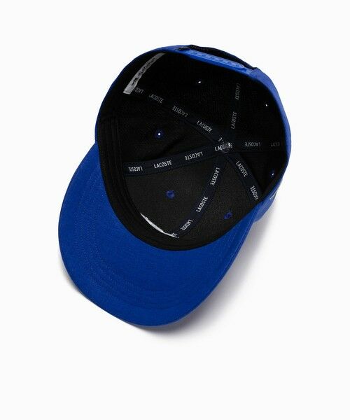 LACOSTE / ラコステ キャップ | ブランドネームロゴ刺繍 コットンリネンキャップ | 詳細10