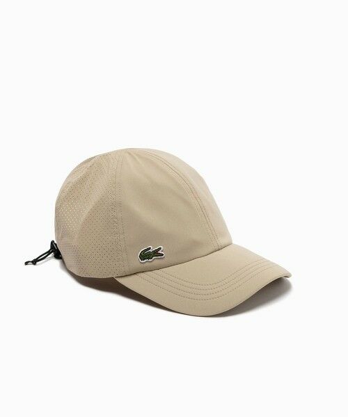 LACOSTE / ラコステ キャップ | ワンポイント撥水メッシュキャップ（ベージュ）