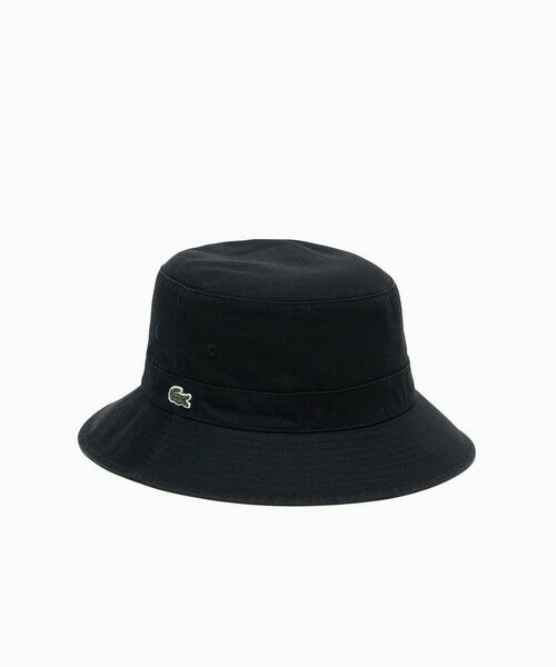 LACOSTE / ラコステ ハット | ウォッシュドコットンバケットハット（ブラック）