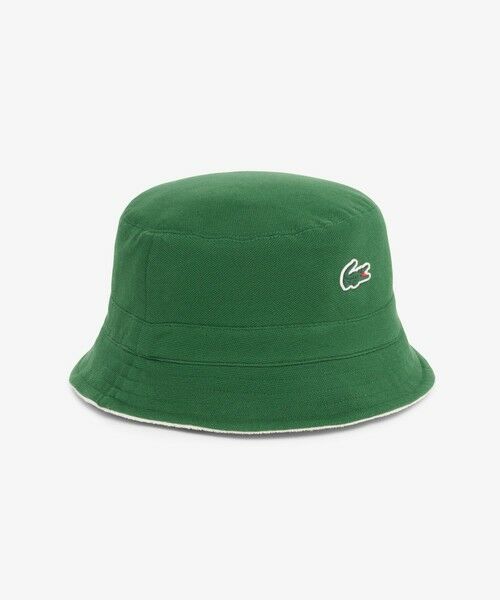 LACOSTE / ラコステ ハット | リバーシブルゴルフバケットハット / ホワイト グリーン | 詳細6