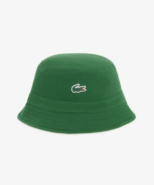 LACOSTE / ラコステ ハット | リバーシブルゴルフバケットハット / ホワイト グリーン | 詳細8