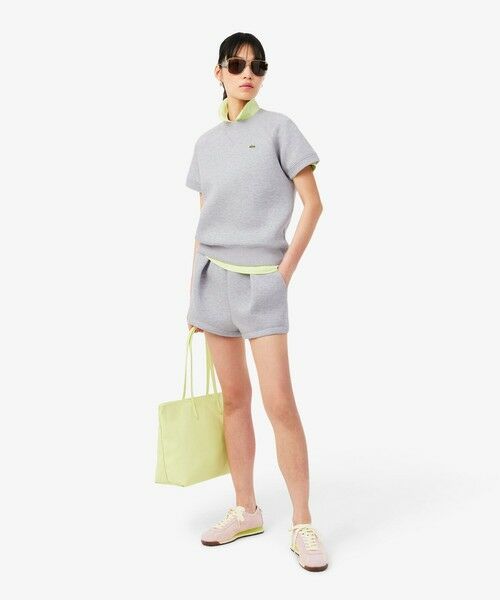 LACOSTE / ラコステ ニット・セーター | ダブルフェイス半袖スウェット | 詳細6