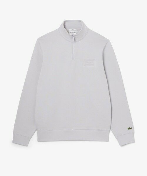 LACOSTE / ラコステ スウェット | ハイネックエンボスハーフジップスウェットシャツ | 詳細10