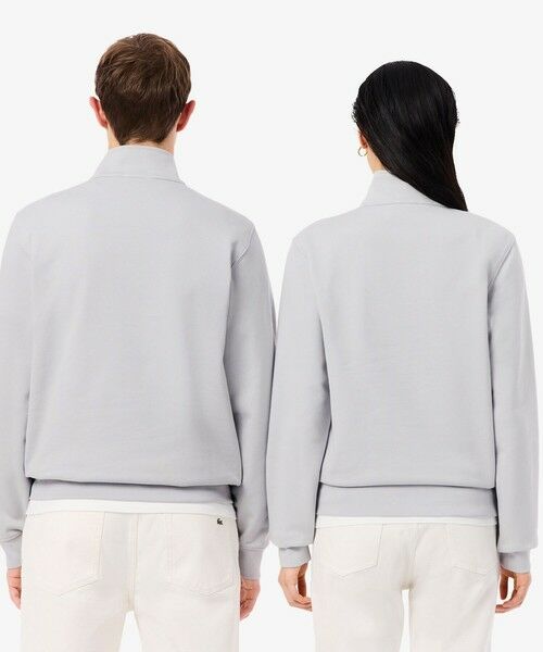 LACOSTE / ラコステ スウェット | ハイネックエンボスハーフジップスウェットシャツ | 詳細9