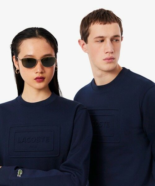 LACOSTE / ラコステ スウェット | エンボスクルーネックスウェット | 詳細1