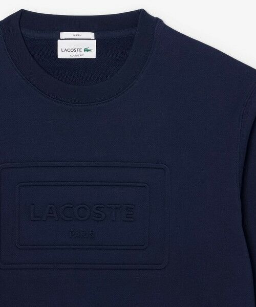 LACOSTE / ラコステ スウェット | エンボスクルーネックスウェット | 詳細4