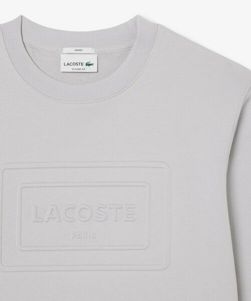 LACOSTE / ラコステ スウェット | エンボスクルーネックスウェット | 詳細11