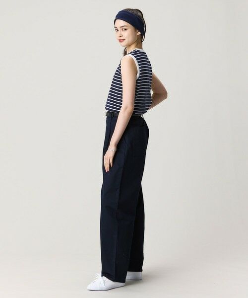 LACOSTE / ラコステ Tシャツ | ノースリーブボーダーTシャツ | 詳細5