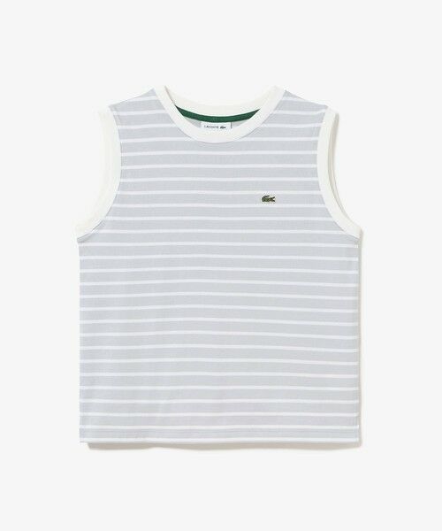 LACOSTE / ラコステ Tシャツ | ノースリーブボーダーTシャツ | 詳細14