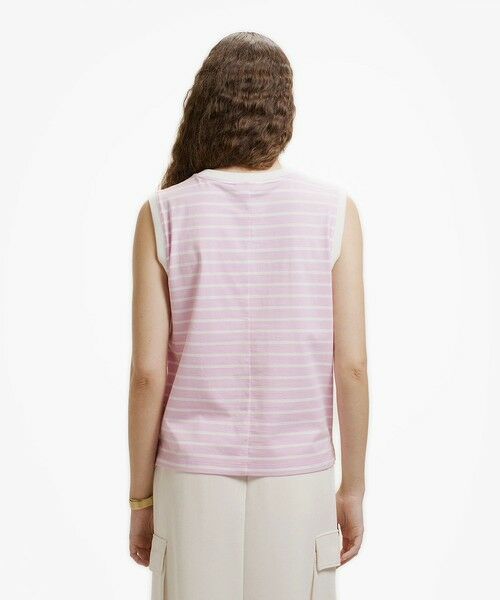 LACOSTE / ラコステ Tシャツ | ノースリーブボーダーTシャツ | 詳細17