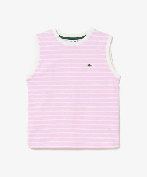 LACOSTE / ラコステ Tシャツ | ノースリーブボーダーTシャツ | 詳細19