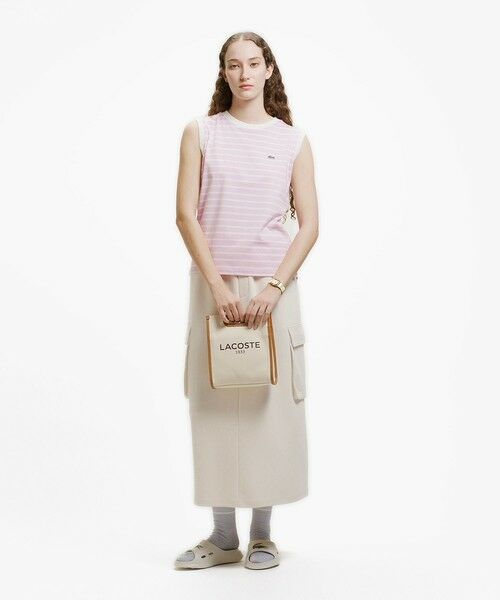 LACOSTE / ラコステ Tシャツ | ノースリーブボーダーTシャツ | 詳細20