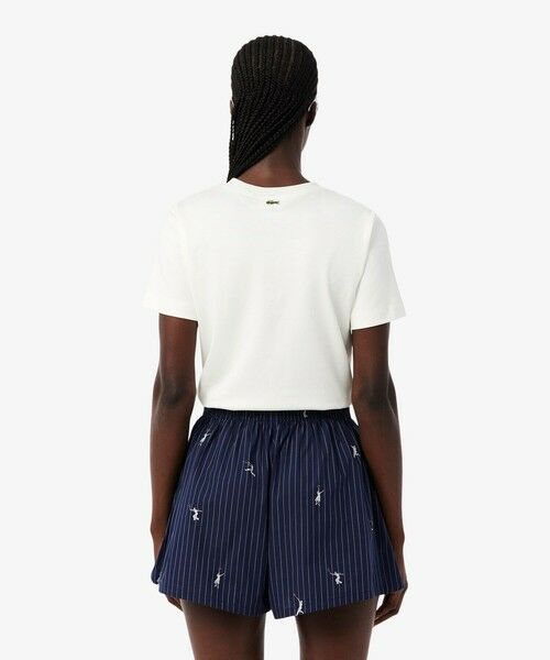 LACOSTE / ラコステ Tシャツ | カットワークテニス刺しゅうTシャツ | 詳細2