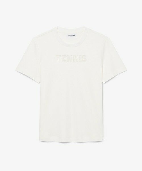 LACOSTE / ラコステ Tシャツ | カットワークテニス刺しゅうTシャツ | 詳細3