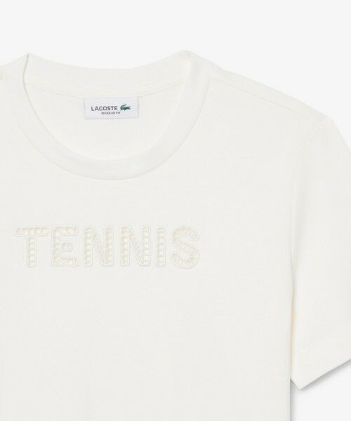 LACOSTE / ラコステ Tシャツ | カットワークテニス刺しゅうTシャツ | 詳細4