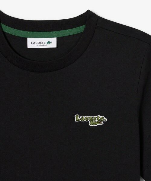 LACOSTE / ラコステ Tシャツ | ネーム＆ワニロゴパッチ エッセンシャルTシャツ | 詳細4