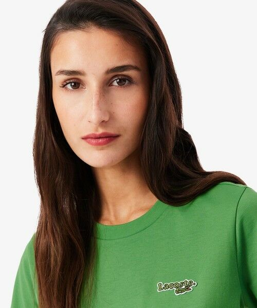 LACOSTE / ラコステ Tシャツ | ネーム＆ワニロゴパッチ エッセンシャルTシャツ | 詳細7