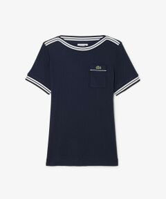 LACOSTE / ラコステ Tシャツ | フランスメイド ボートネックリブTシャツ