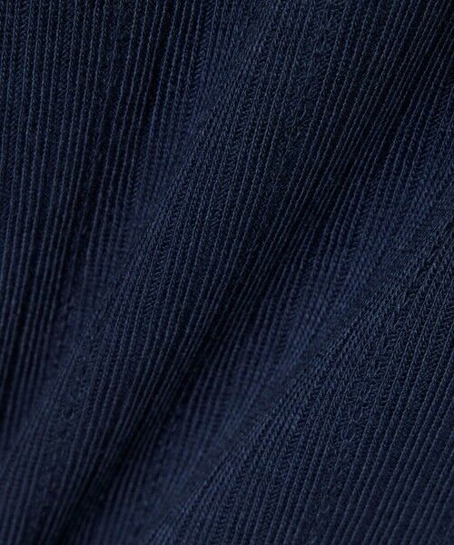 LACOSTE / ラコステ Tシャツ | フランスメイド レース調リブニットボーダー ボートネックTシャツ | 詳細8