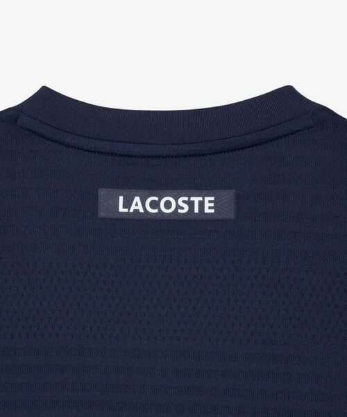 LACOSTE / ラコステ Tシャツ | ウルトラドライ コートジャカードジップポロシャツ | 詳細5