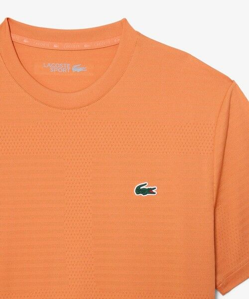 LACOSTE / ラコステ Tシャツ | ウルトラドライ コートジャカードジップポロシャツ | 詳細12