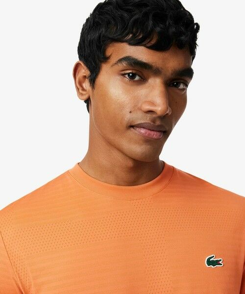 LACOSTE / ラコステ Tシャツ | ウルトラドライ コートジャカードジップポロシャツ | 詳細9